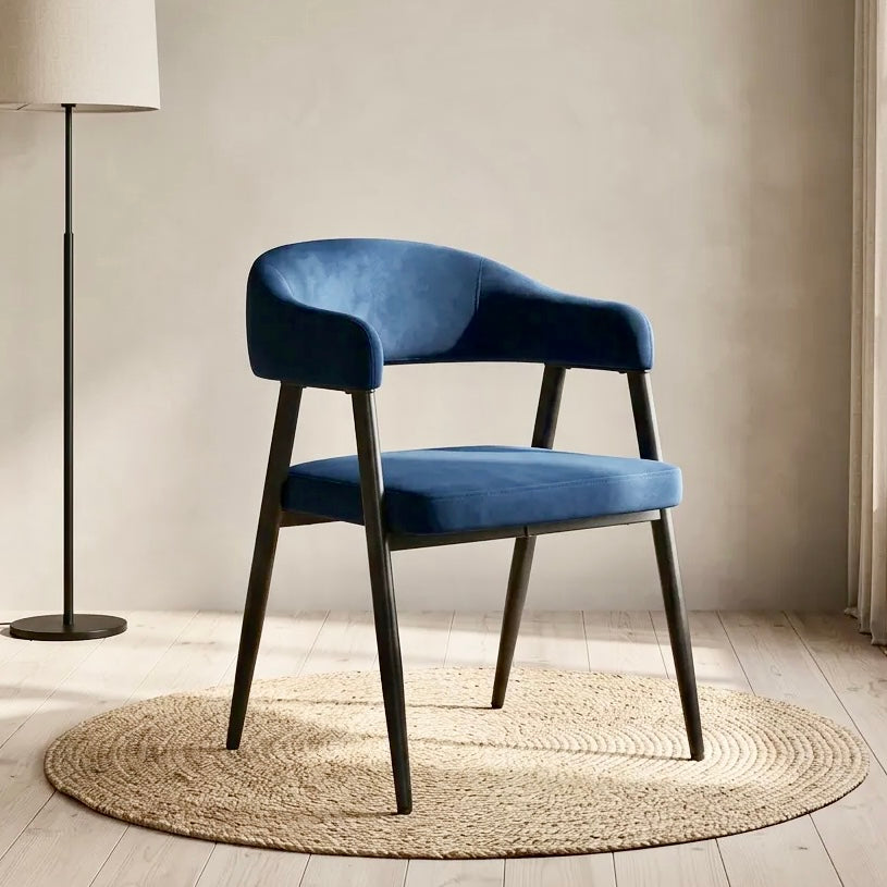 Chelsea Dining Chairs – Set of 2 | Navy