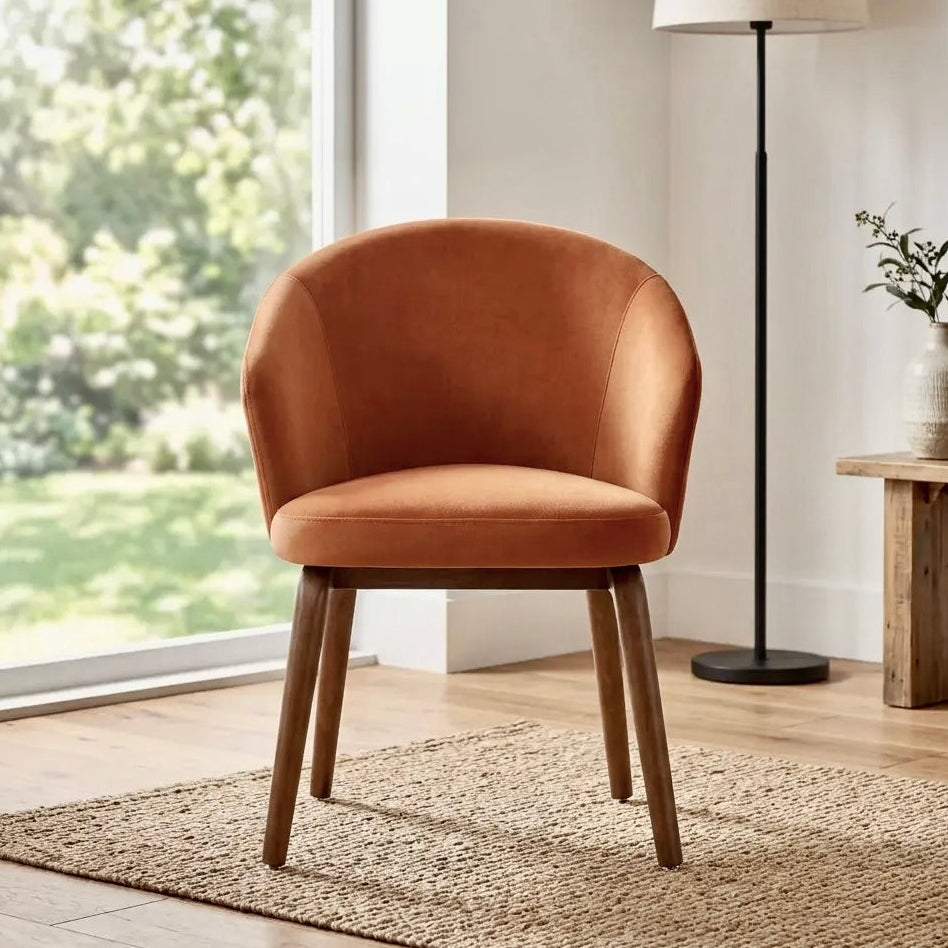 Woodmere Dining Chair – Rusty Orange
