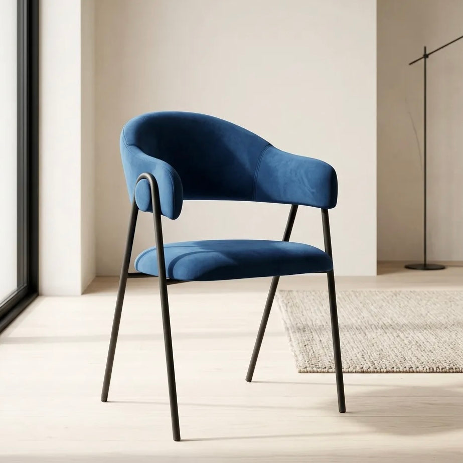 Noah Dining Chairs – Set of 2 | Navy