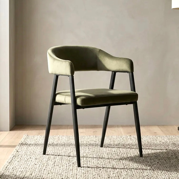 Chelsea Dining Chairs – Set of 2 | Olive Green