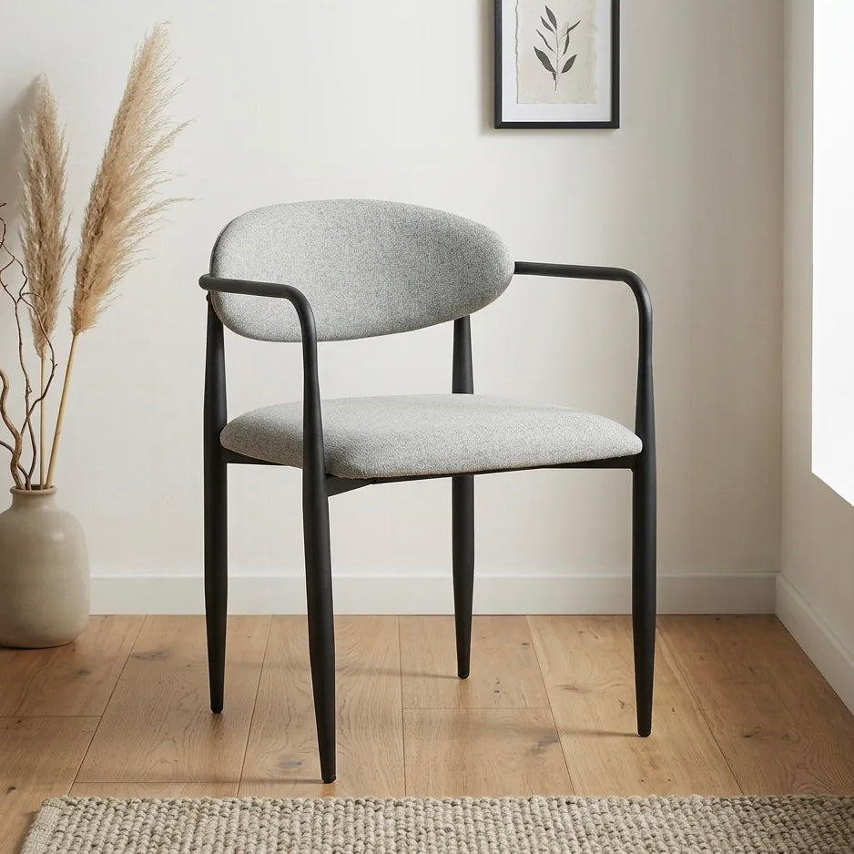 Liam Dining Chairs – Set of 2 | Grey