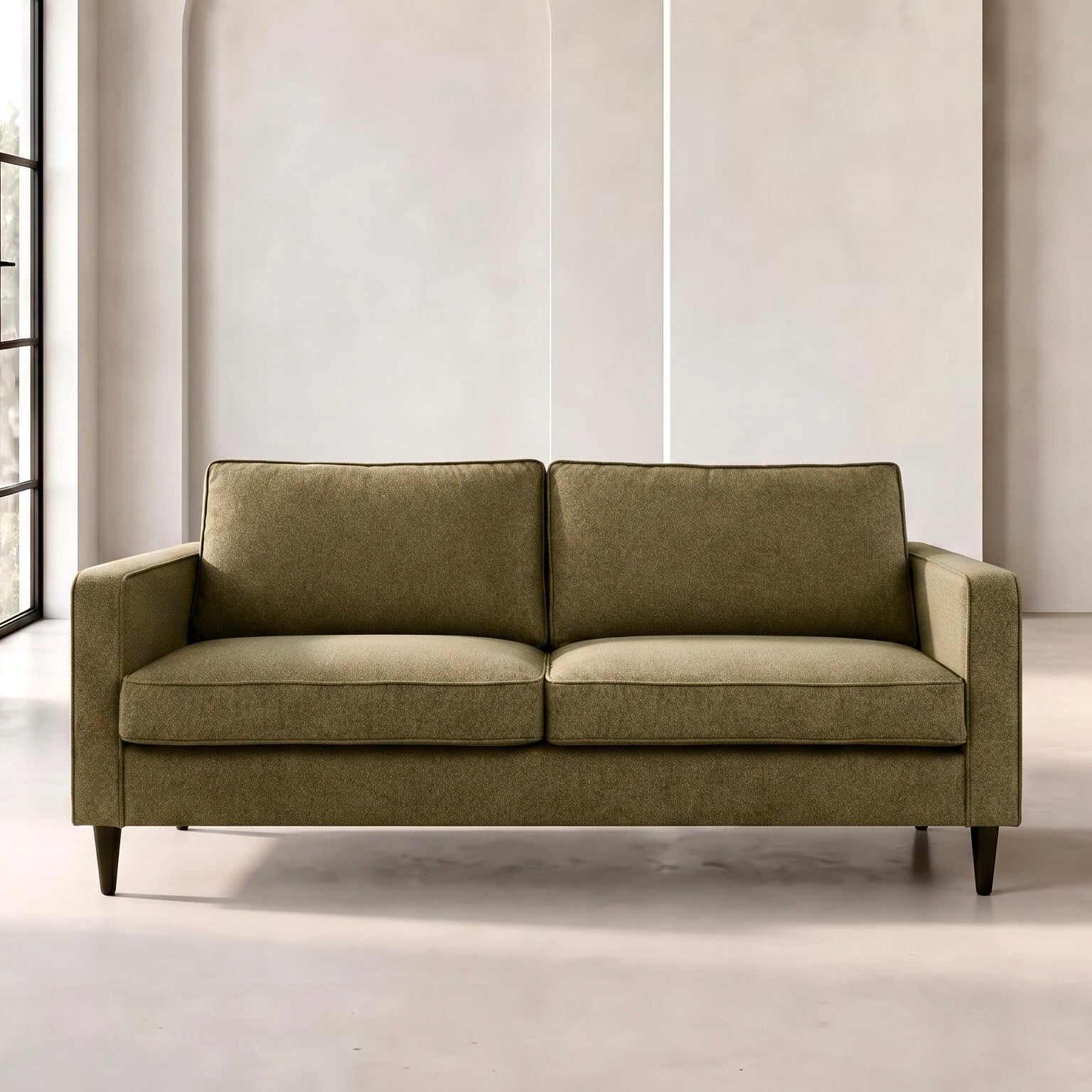 Emma Sofa – Olive | 3 Seater