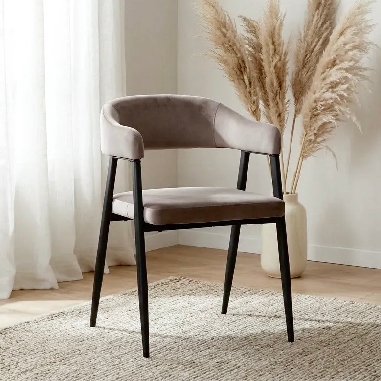 Chelsea Dining Chairs – Set of 2 | Taupe