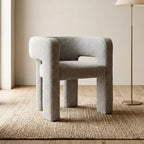 Crescent Chair – Dove | Boucle