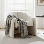 Taylor Accent Chair – Textured | White