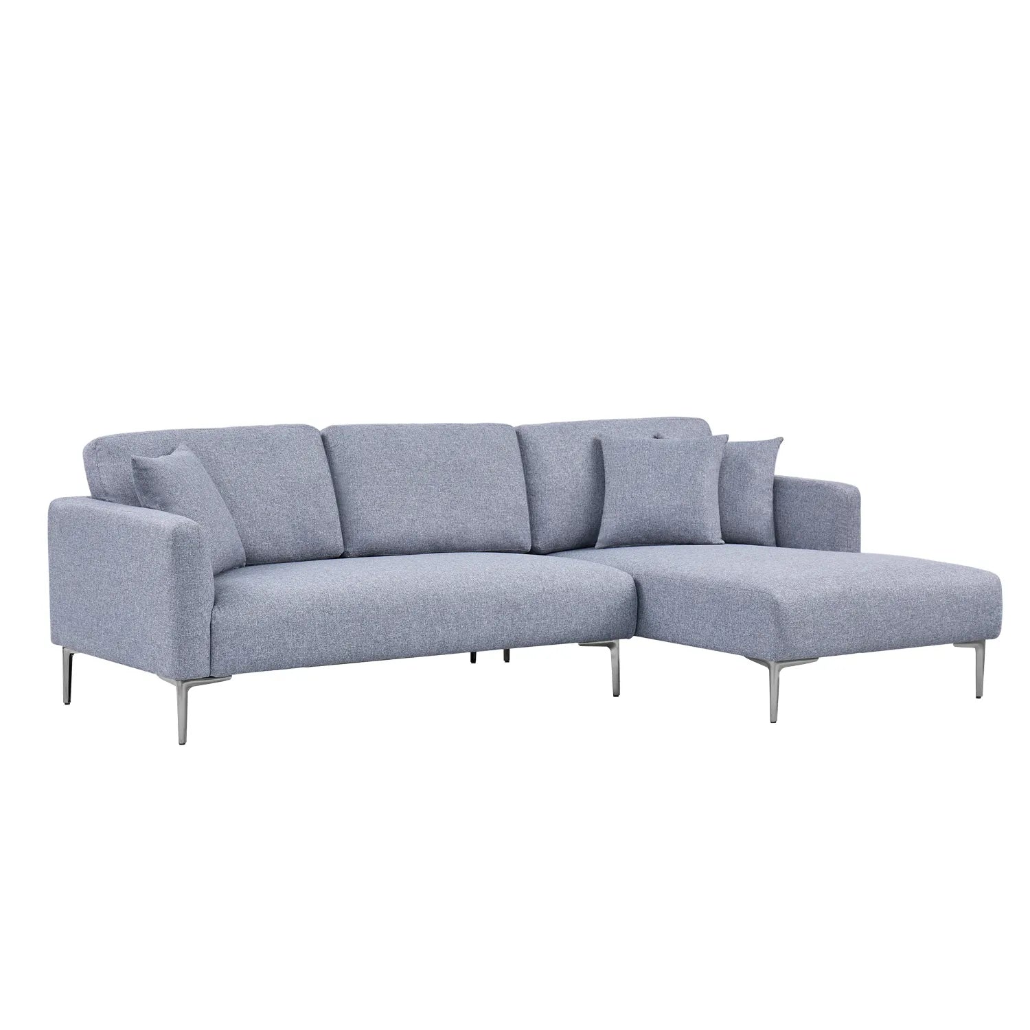 Barry Right Corner Sofa – 3 Seater | Dark Grey