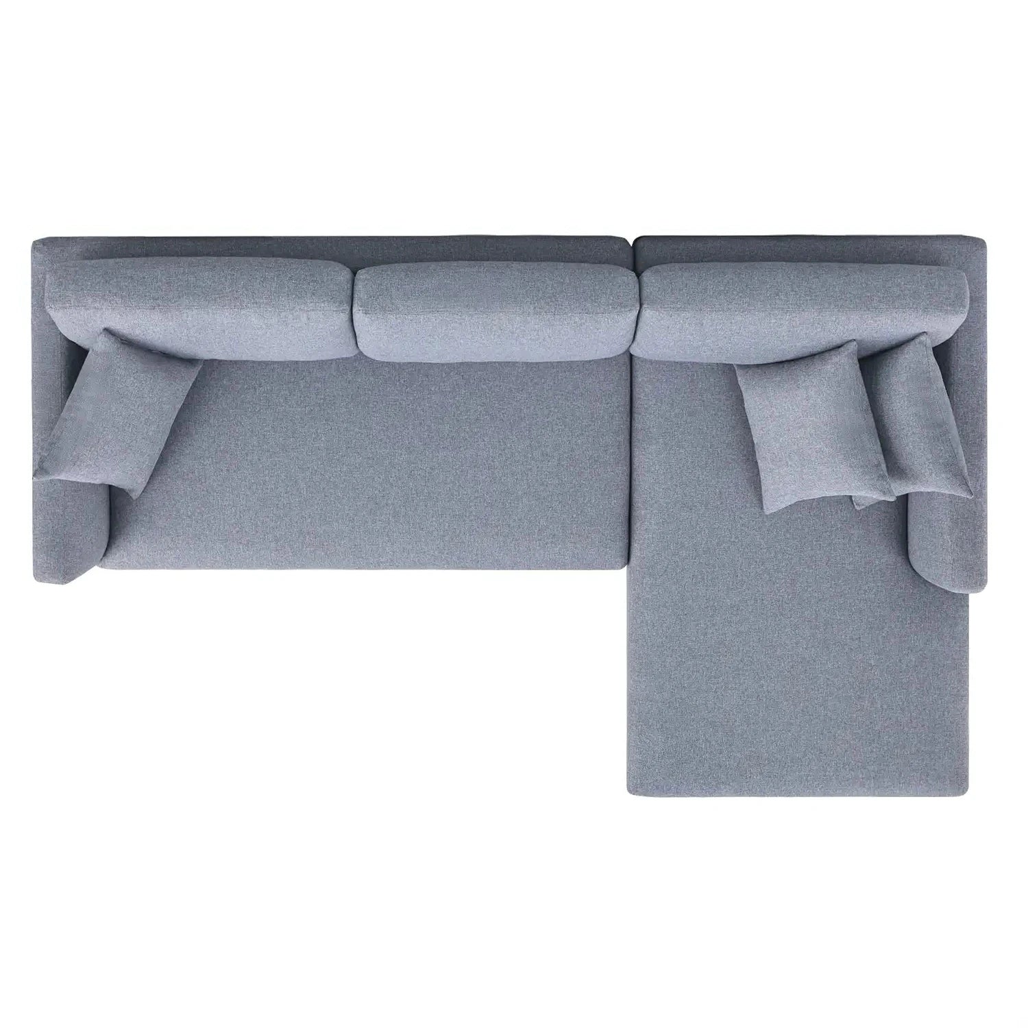 Barry Right Corner Sofa – 3 Seater | Dark Grey