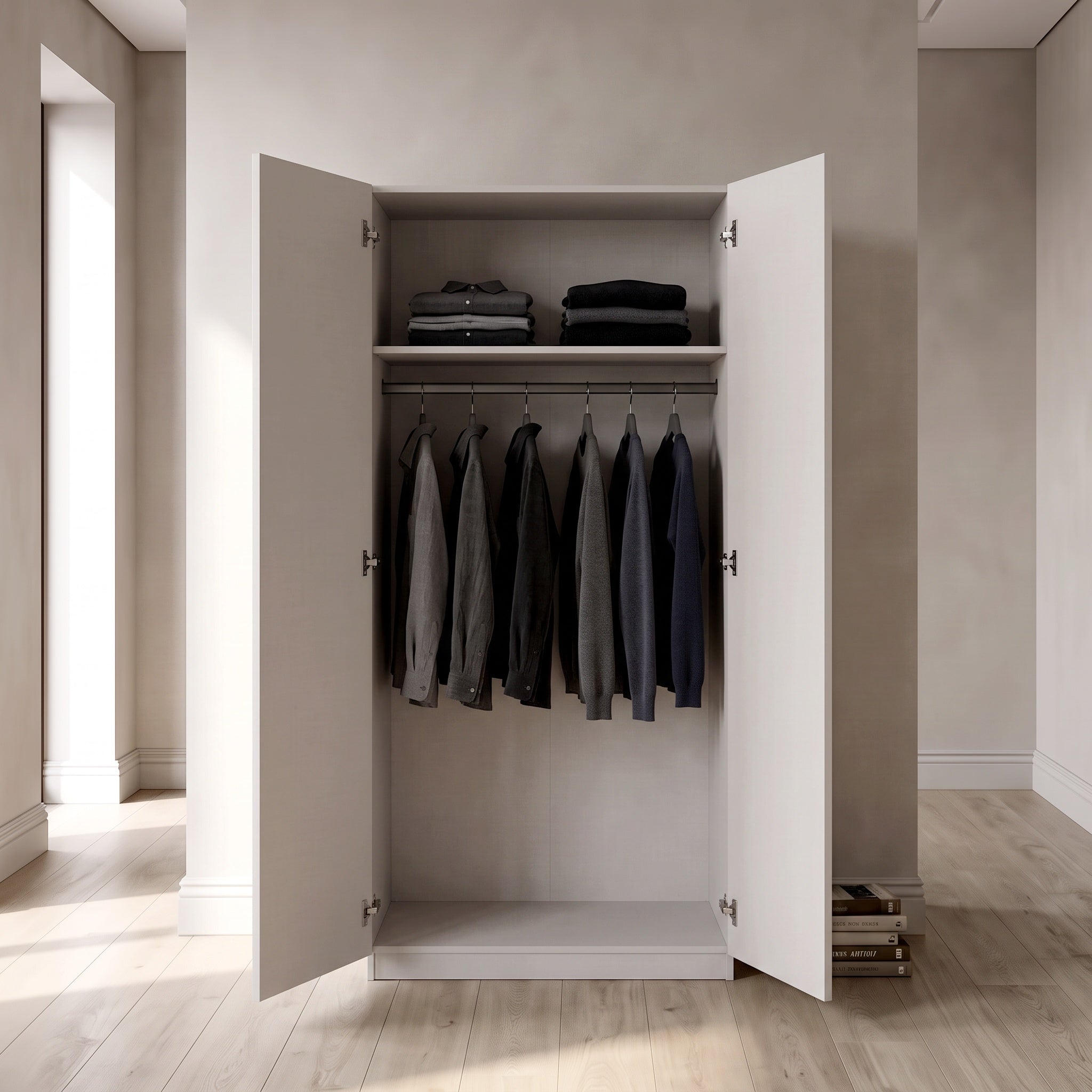 Albion Wardrobe – Stone