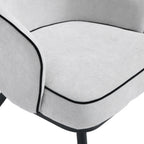 Karoll Accent Chair – Linen | Grey