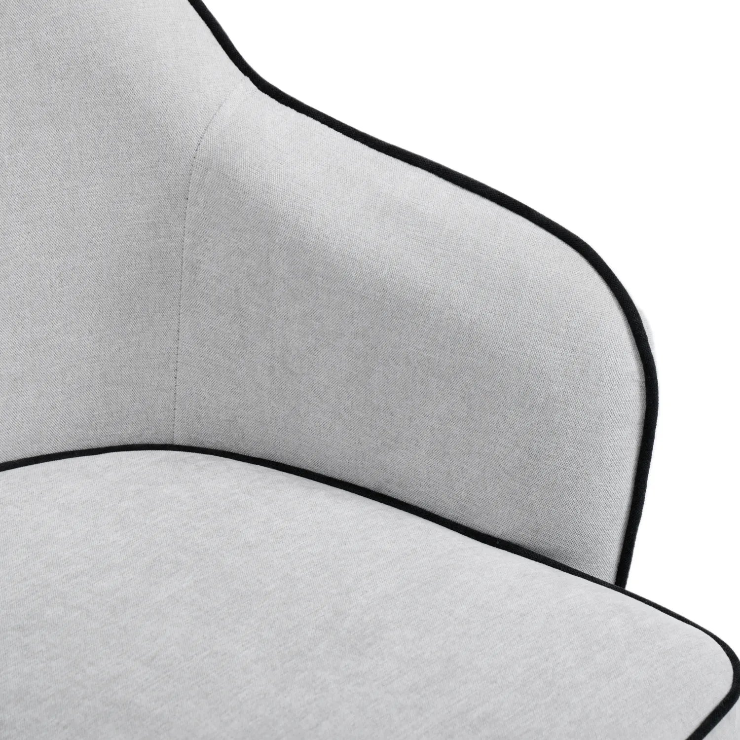 Karoll Accent Chair – Linen | Grey
