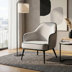 Karoll Accent Chair – Linen | Grey