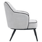 Karoll Accent Chair – Linen | Grey
