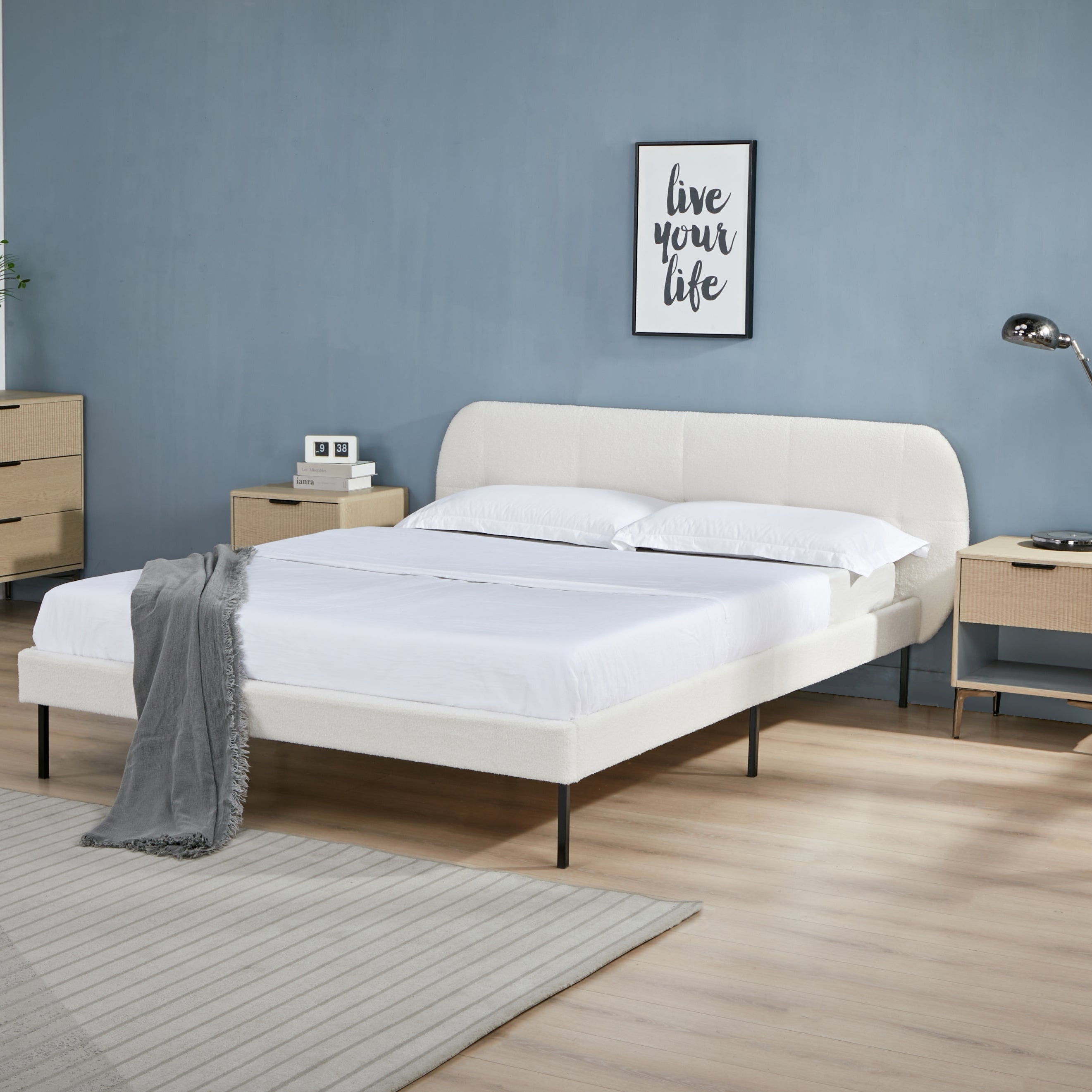 Eros Bed – Kingsize | White