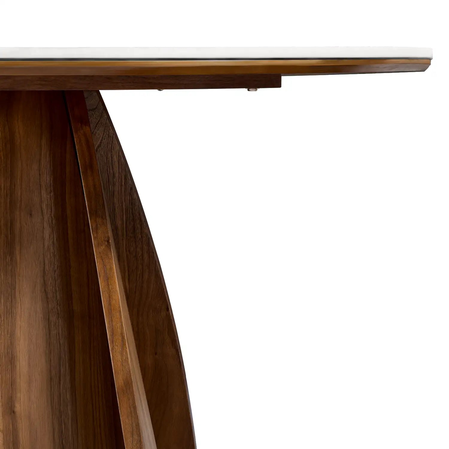 Lina Dining Table – Round | White Marble