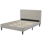 Linear Bed – Double | Beige