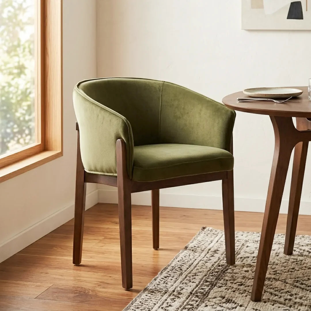 Lucent Dining Chair – Olive Green