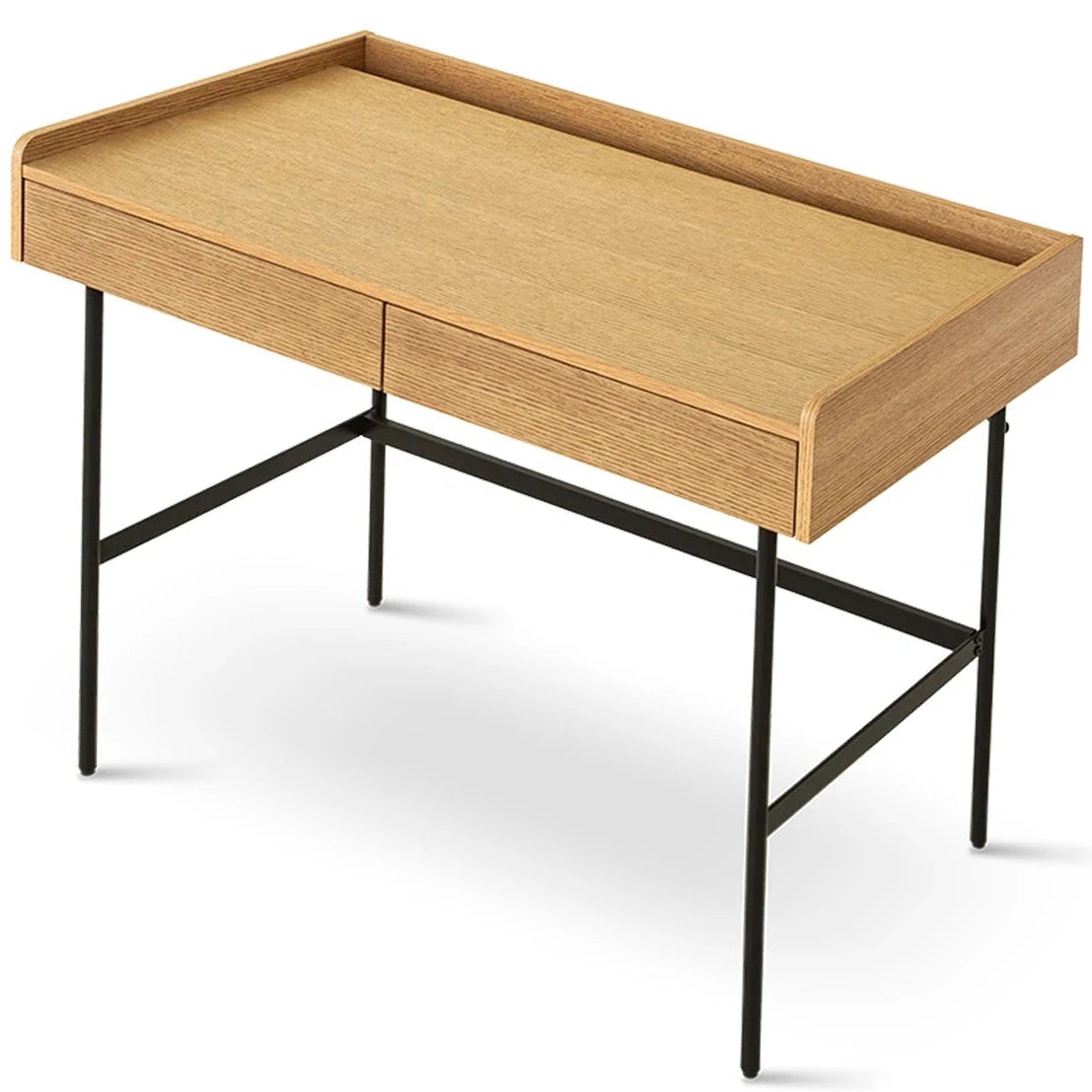 Meadow Dressing Table & Mirror – Two Drawer | Natural Oak
