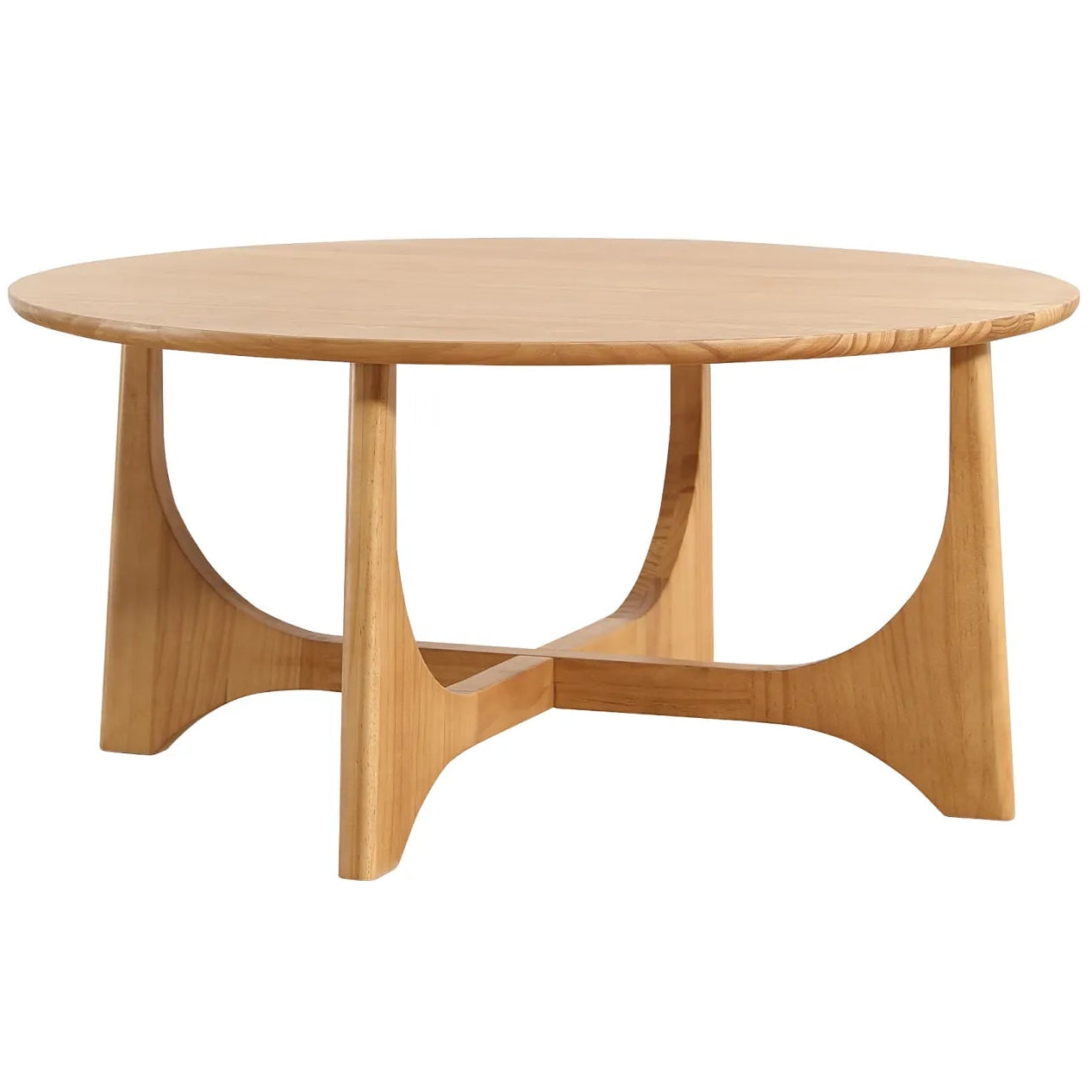 Lumi Coffee Table – Round | Natural Oak