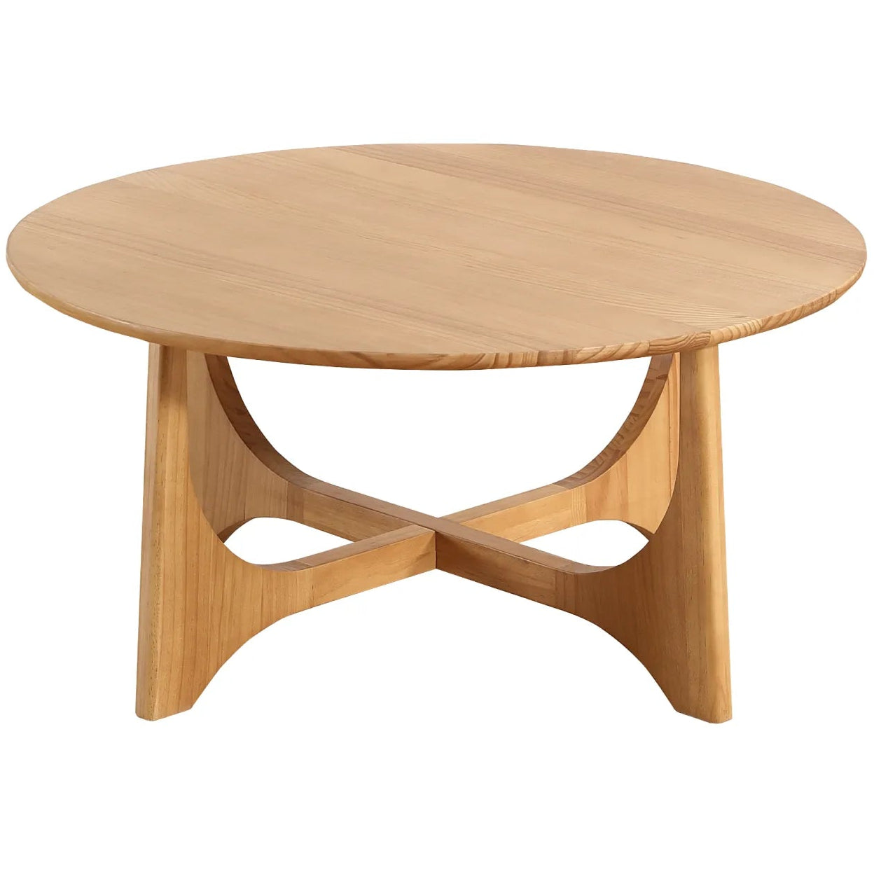 Lumi Coffee Table – Round | Natural Oak