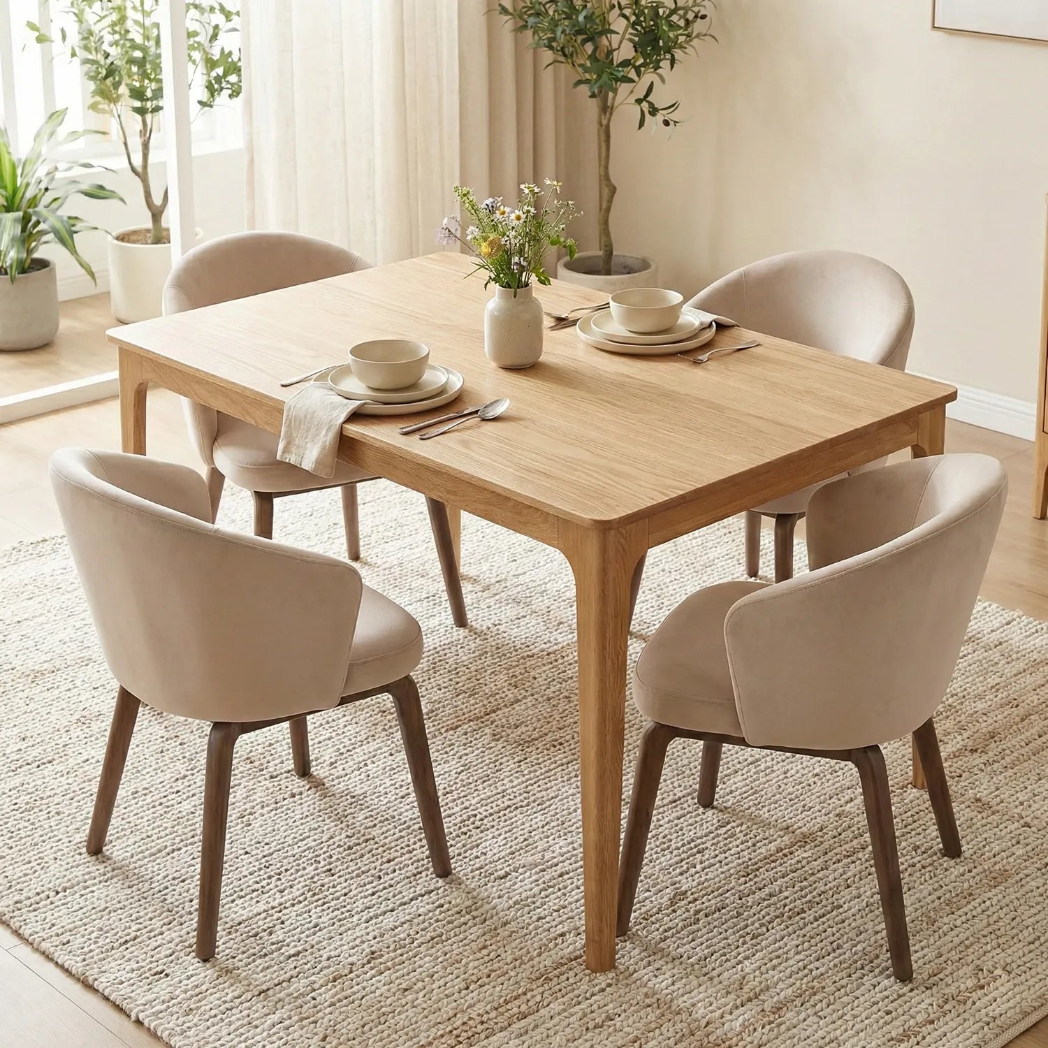 Bramble Dining Table – Rectangle | Natural Oak