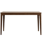 Wooden table on a white background