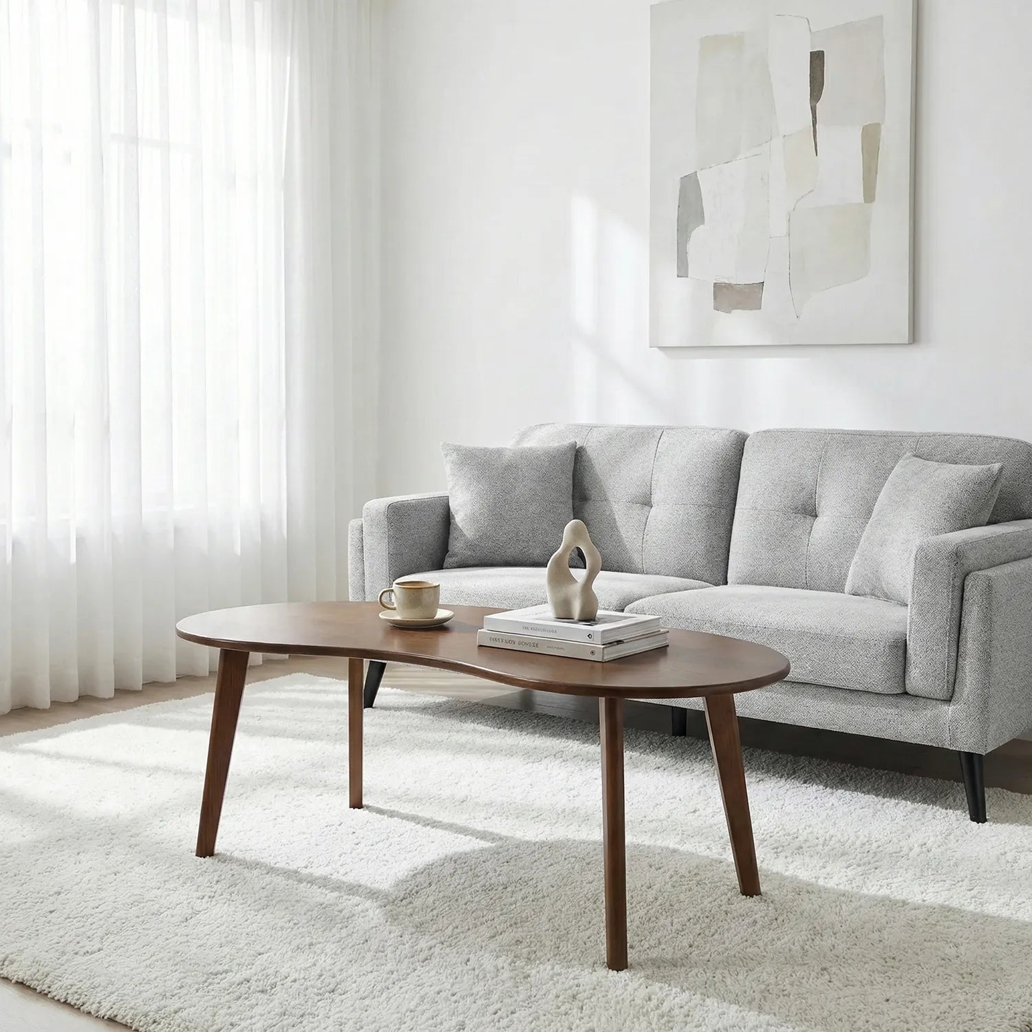 Rune Coffee Table  – Oval | Walnut