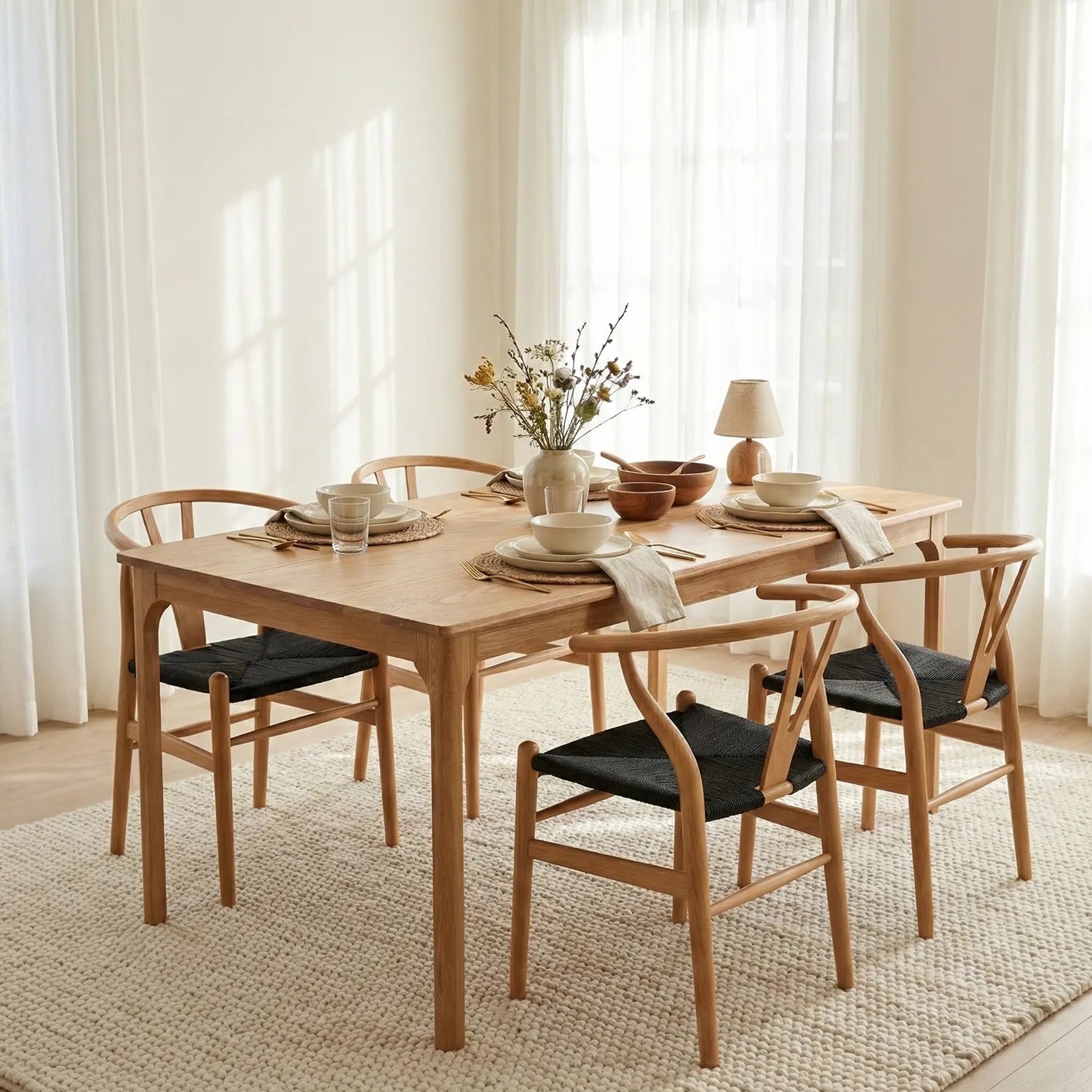 Aldridge Dining Table – Rectangle | Natural Oak