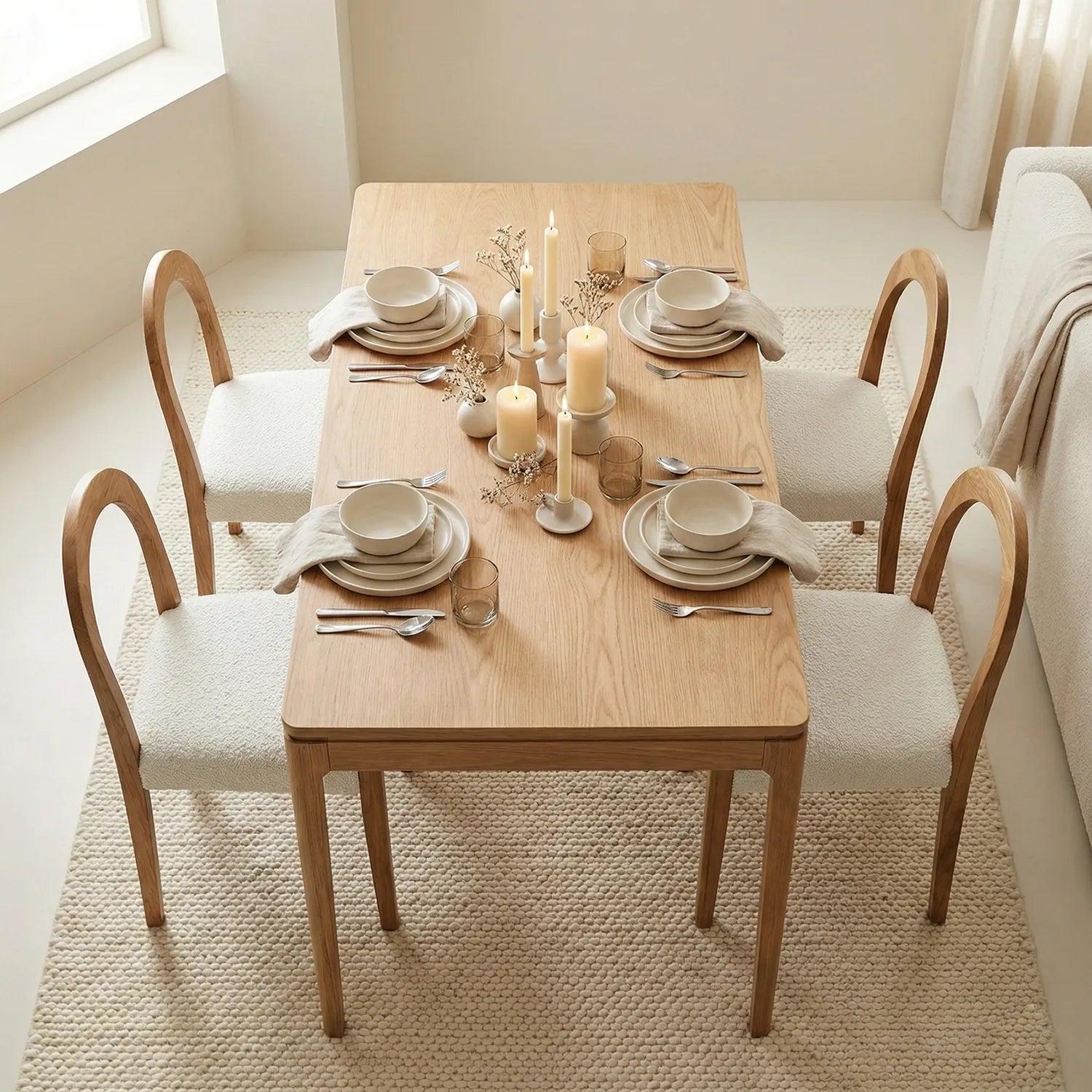 Kinfolk Dining Table – Rectangle | Natural Oak