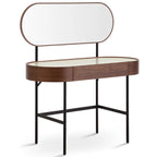 Mossley Dressing Table & Mirror – One Drawer | Walnut