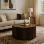 Madison Walnut Coffee Table – Round | Walnut