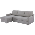 Movra Corner Sofa Bed (Storage) – 3 Seater | Grey