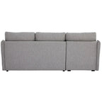 Movra Corner Sofa Bed (Storage) – 3 Seater | Grey