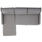 Movra Corner Sofa Bed (Storage) – 3 Seater | Grey