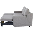 Movra Corner Sofa Bed (Storage) – 3 Seater | Grey