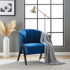 Nico Accent Chair – Velvet | Navy