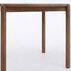 Wooden table leg on a white background