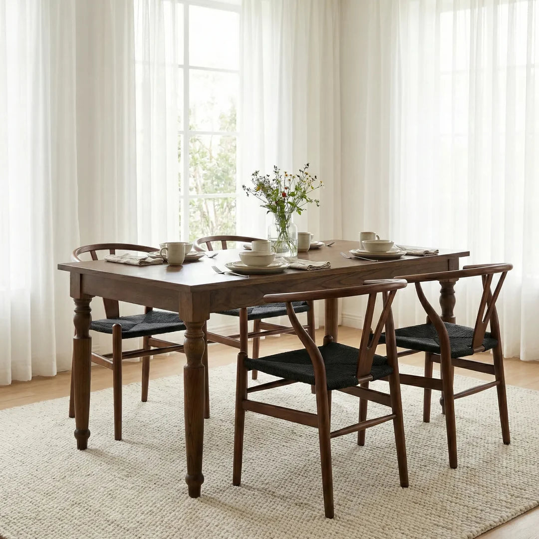 Windsor Dining Table – Rectangle | Walnut