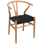 Osunba Dining Chairs – Set of 2 | Black & Natural Beech