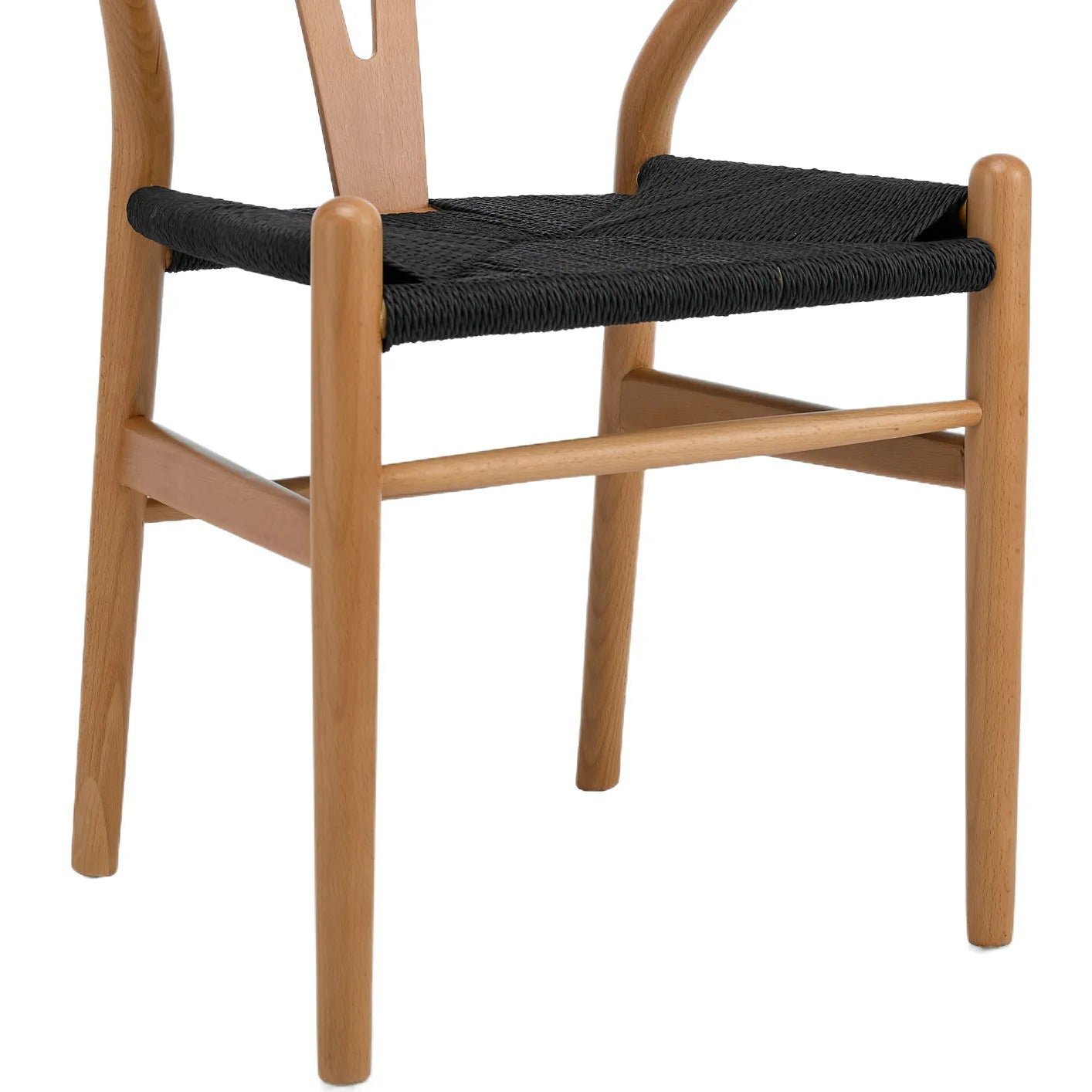 Osunba Dining Chairs – Set of 2 | Black & Natural Beech