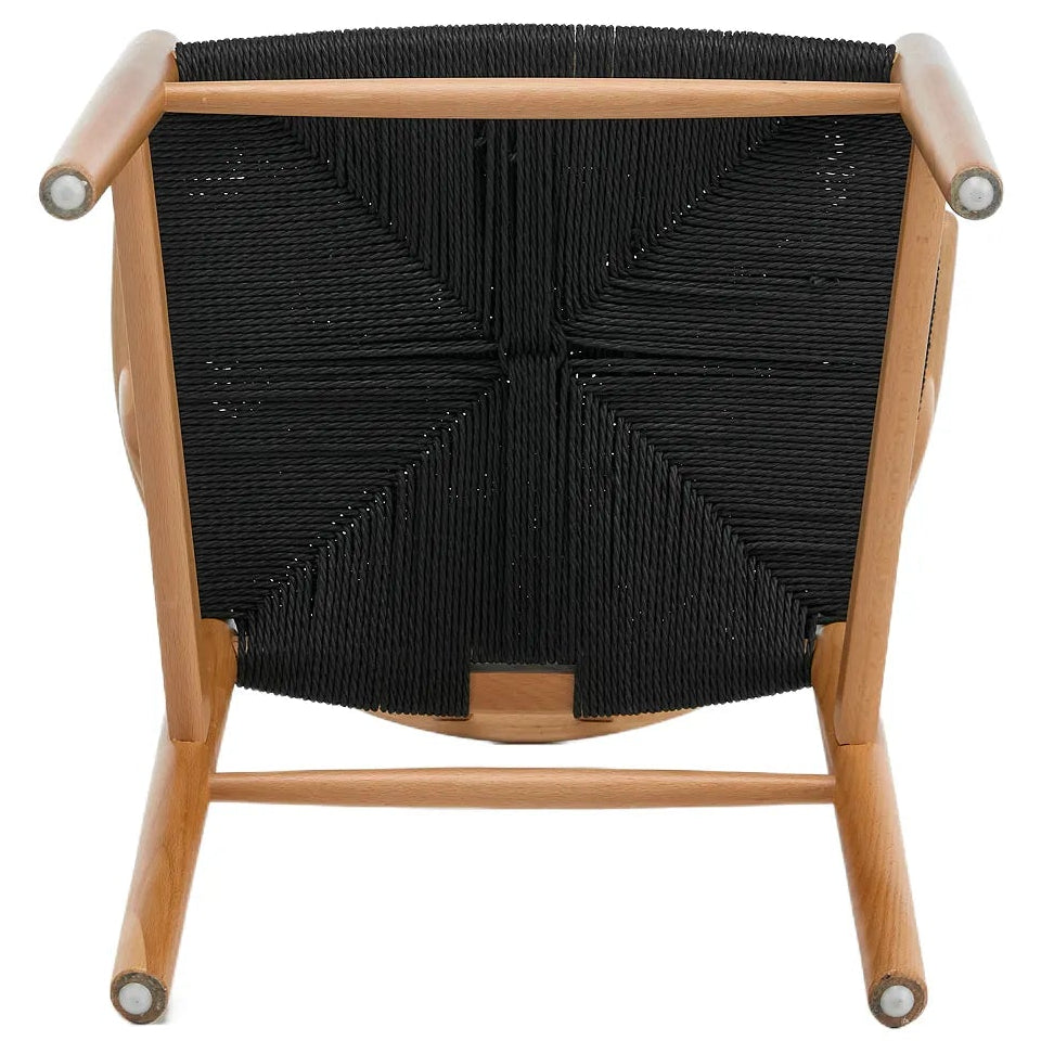 Osunba Dining Chairs – Set of 2 | Black & Natural Beech