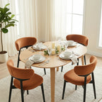 Birchstone Dining Table – Round Edge | Natural Oak