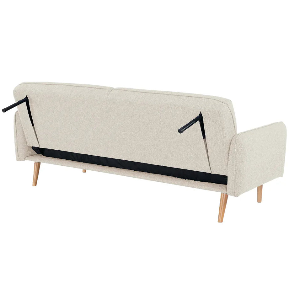 Resten Sofa Bed – 3 Seater | Cream