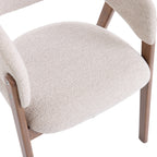 Riverton Boucle Dining Chair – Cream