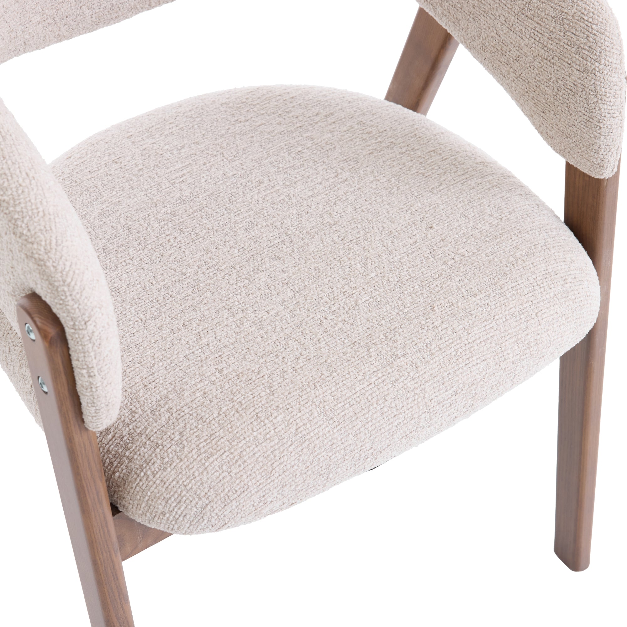 Riverton Boucle Dining Chair – Cream