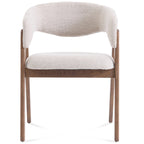 Riverton Boucle Dining Chair – Cream