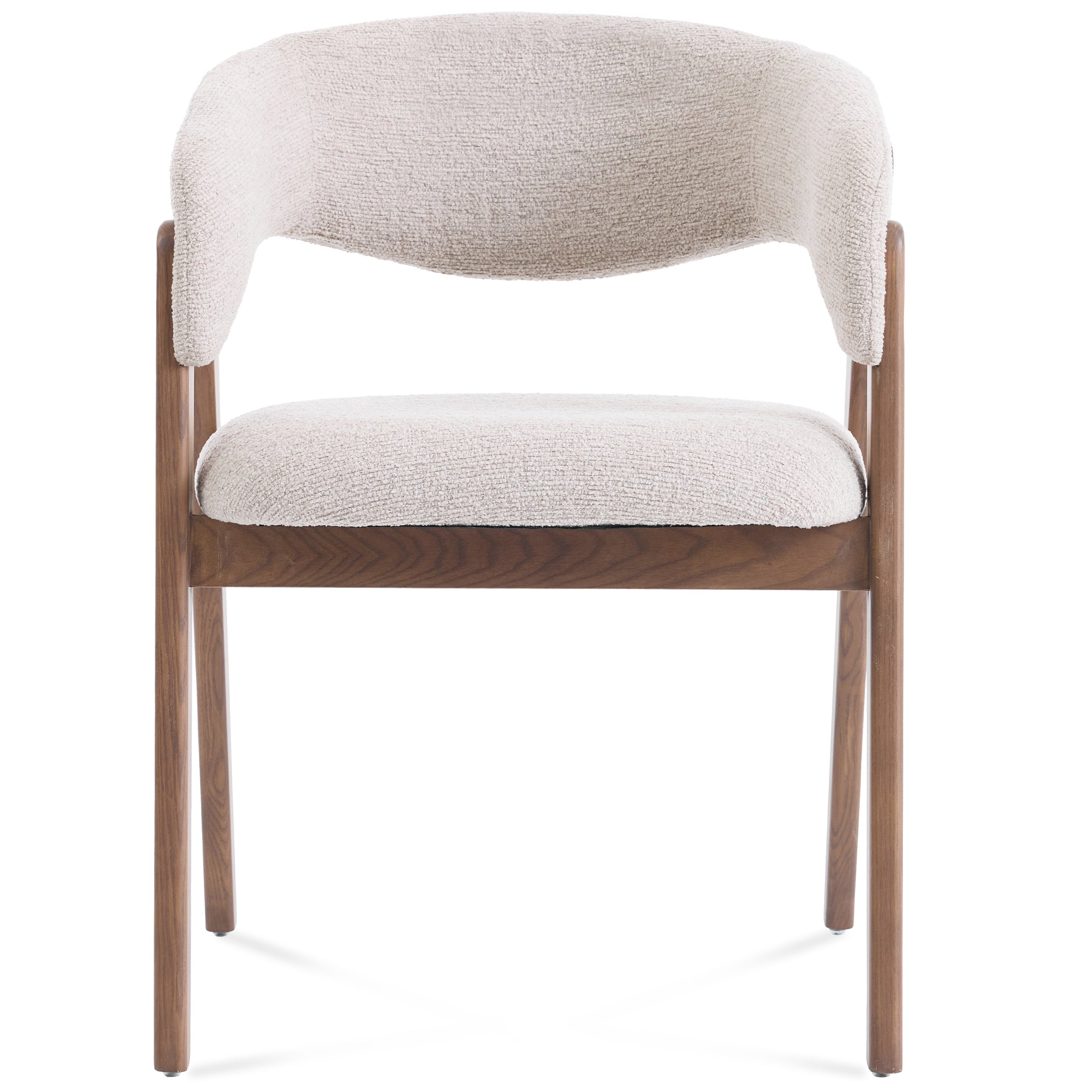 Riverton Boucle Dining Chair – Cream
