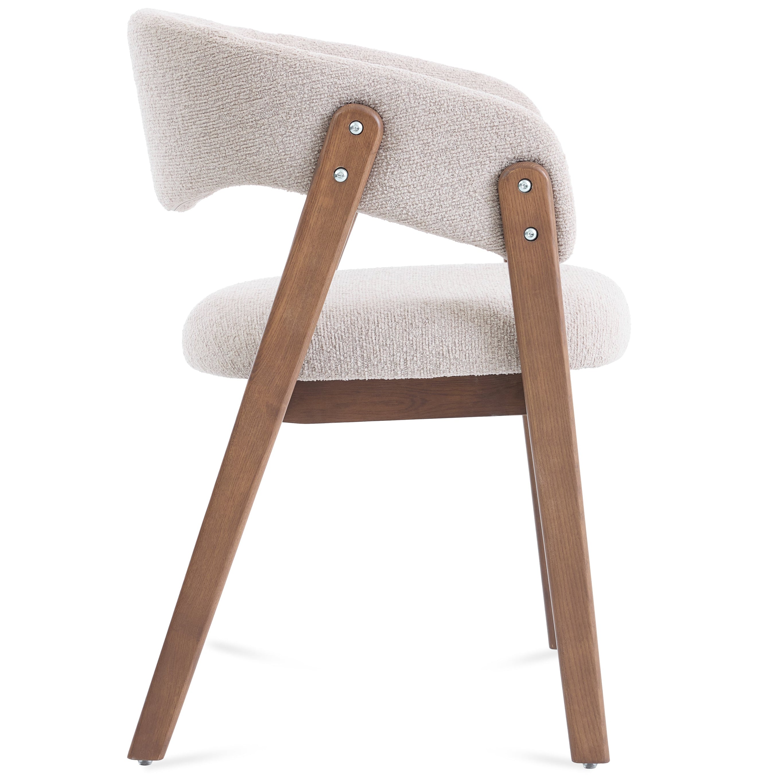 Riverton Boucle Dining Chair – Cream