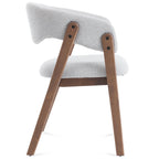 Riverton Boucle Dining Chair – Light Grey