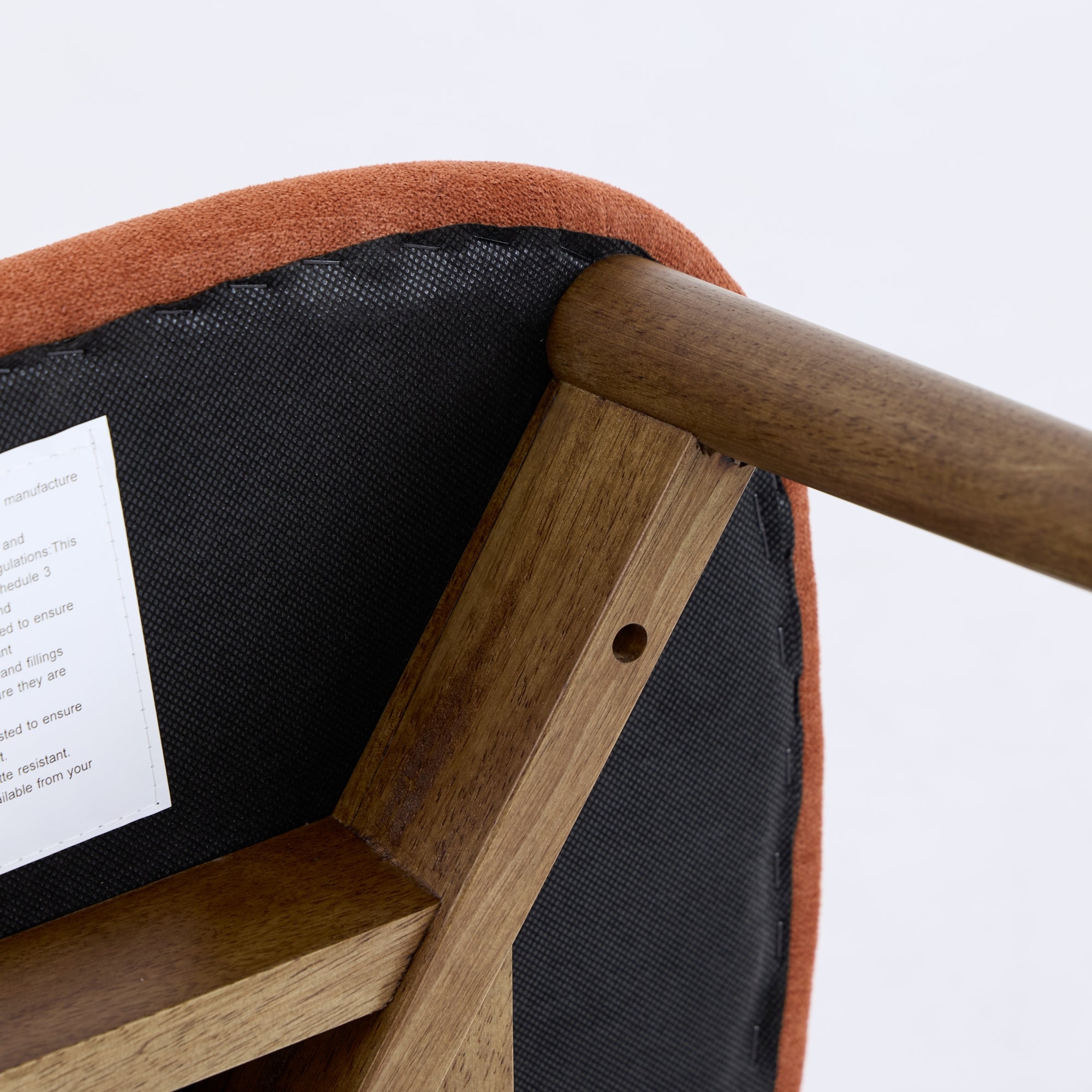 Soma Dining Chairs – Set of 2 | Rusty Orange