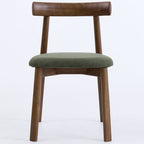Soma Dining Chairs – Set of 2 | Olive Green
